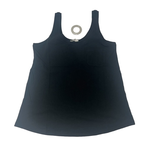 NWT Skin Worldwide Black Relax Fit Tank with Chest Pocket 0 - Picture 1 of 5